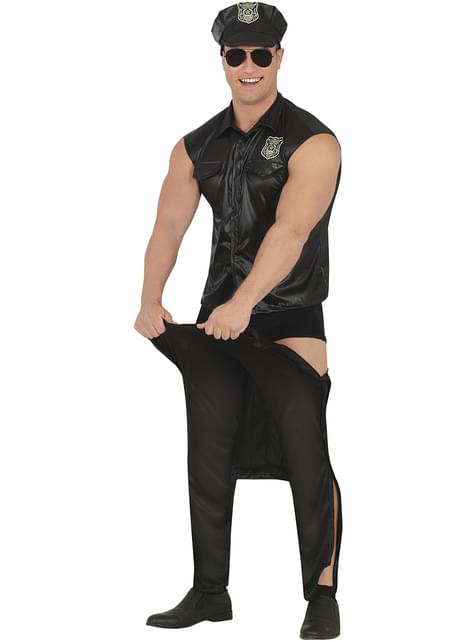 Disfraz de policía stripper sexy para hombre - Guirca | Funidelia
