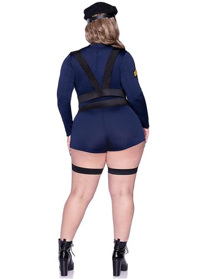 Disfraz de policía uniforme sexy para mujer talla grande - Leg Avenue | Funidelia