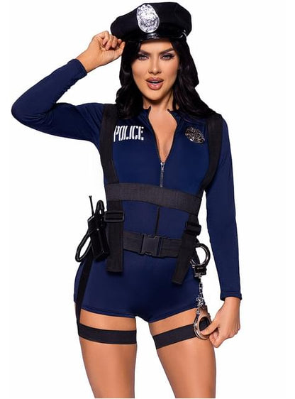 Disfraz de policía uniforme sexy para mujer - Leg Avenue | Funidelia