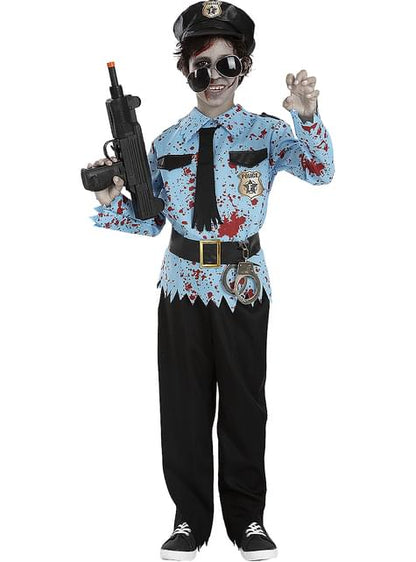 Disfraz de policía zombie con accesorios - Funiglobal | Funidelia