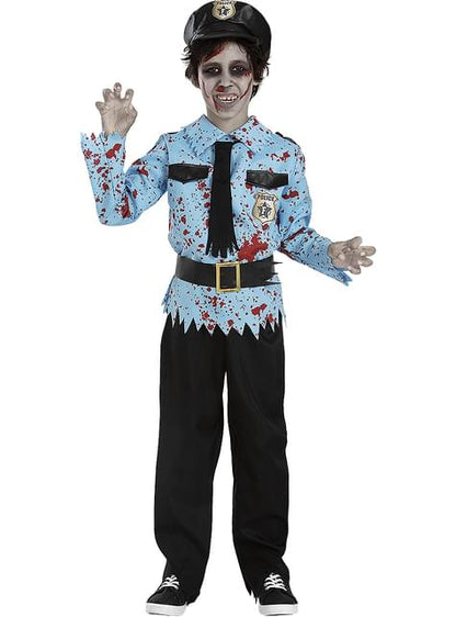 Disfraz de policía zombie para niños - Funiglobal | Funidelia
