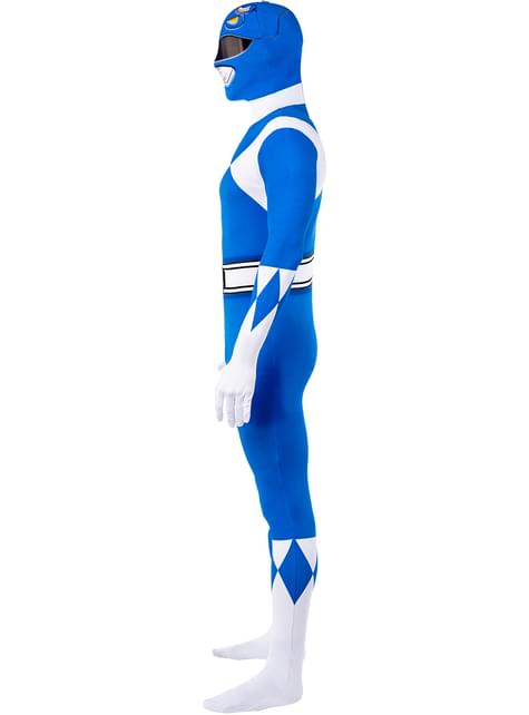 Disfraz de Power Ranger Azul Segunda piel - Funiglobal | Funidelia