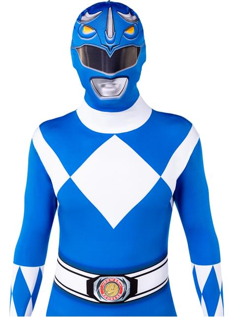 Disfraz de Power Ranger Azul Segunda piel - Funiglobal | Funidelia