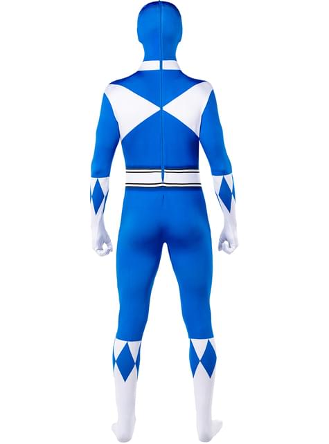 Disfraz de Power Ranger Azul Segunda piel - Funiglobal | Funidelia