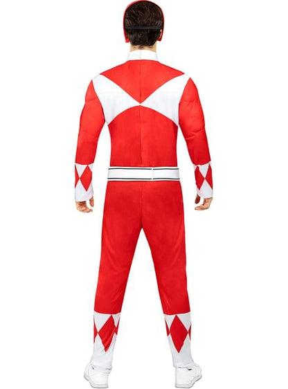 Disfraz de Power Ranger Rojo para adulto - Funiglobal | Funidelia