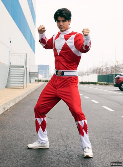 Disfraz de Power Ranger Rojo para adulto - Funiglobal | Funidelia