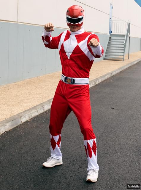 Disfraz de Power Ranger Rojo para adulto - Funiglobal | Funidelia