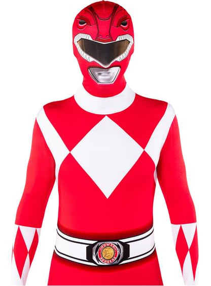 Disfraz de Power Ranger rojo segunda piel - Funiglobal | Funidelia