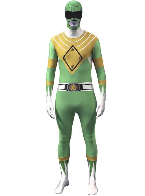 Disfraz de Power Ranger Verde Morphsuit - Morphsuits | Funidelia