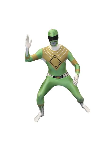Disfraz de Power Ranger Verde Morphsuit - Morphsuits | Funidelia