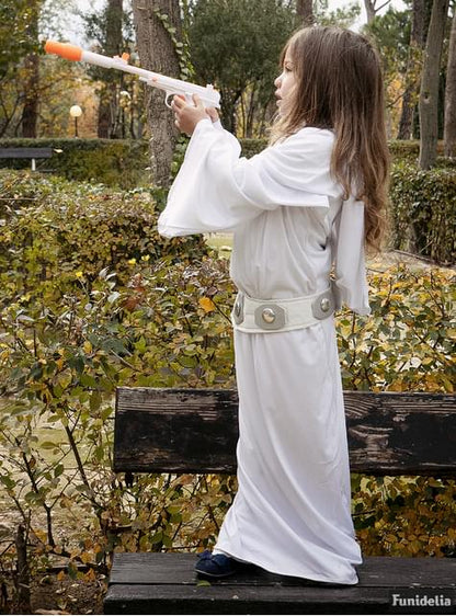 Disfraz de Princesa Leia deluxe para niña - Rubies USA | Funidelia