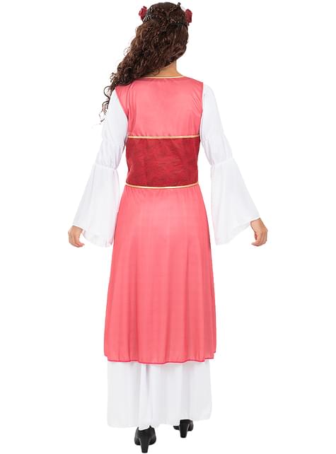 Disfraz de princesa medieval con flores para mujer - Funiglobal | Funidelia