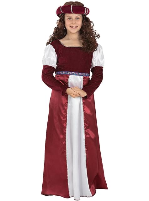 Disfraz de princesa medieval para niña - Funiglobal | Funidelia