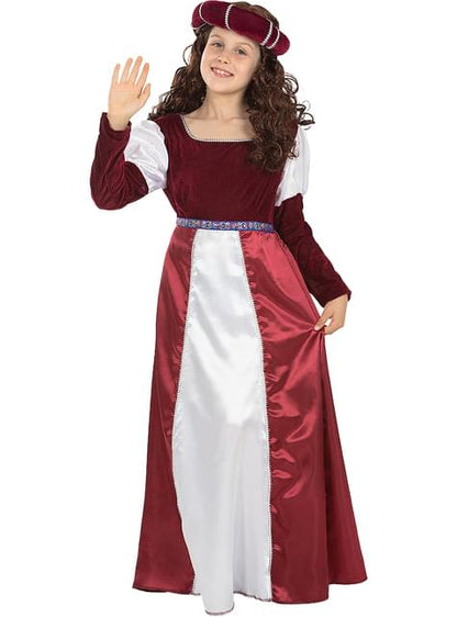 Disfraz de princesa medieval para niña - Funiglobal | Funidelia