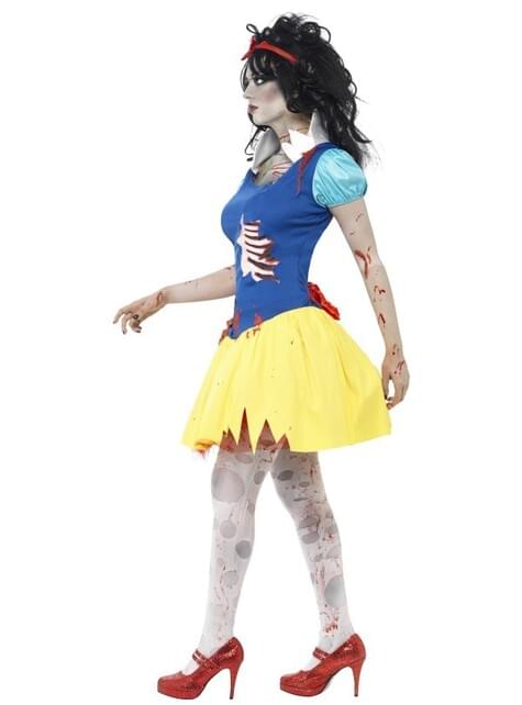 Disfraz de princesa Nieves zombie