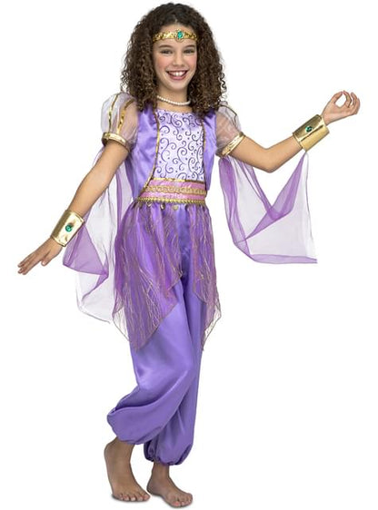 Disfraz de princesa oriental morado para niña - My Other Me | Funidelia