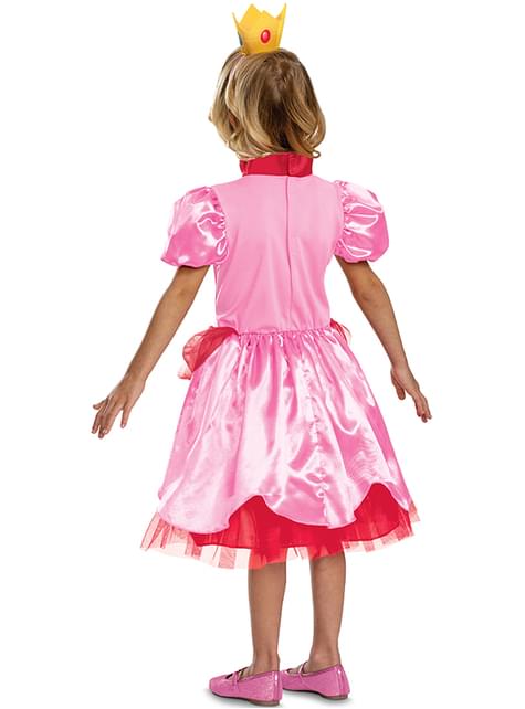 Disfraz de Princesa Peach clásico para niña - Super Mario Bros - Disguise | Funidelia