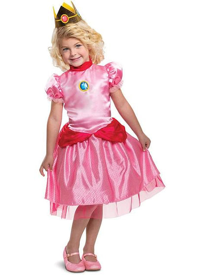 Disfraz de Princesa Peach mini para niña - Super Mario Bros - Disguise | Funidelia