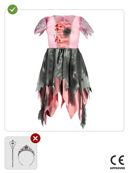 Disfraz de princesa zombie para niña - Funiglobal | Funidelia