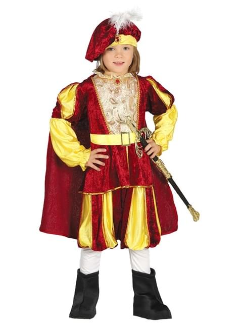 Disfraz de príncipe barroco y elegante para niño