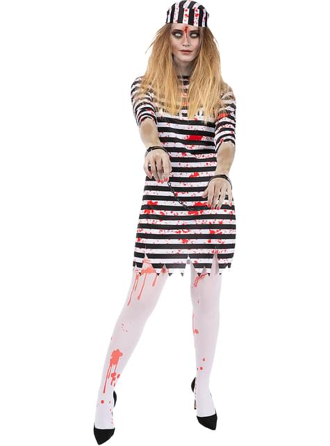 Disfraz de prisionera zombie para mujer - Funiglobal | Funidelia