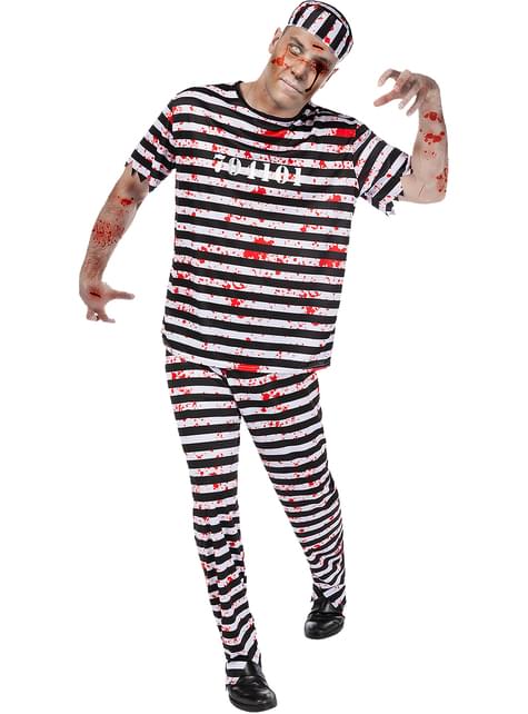 Disfraz de prisionero zombie para hombre - Funiglobal | Funidelia