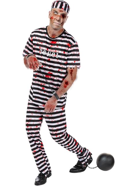 Disfraz de prisionero zombie para hombre - Funiglobal | Funidelia