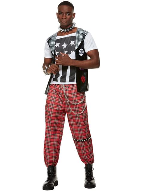 Disfraz de punk para hombre