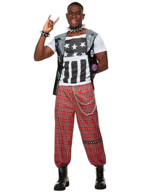 Disfraz de punk para hombre