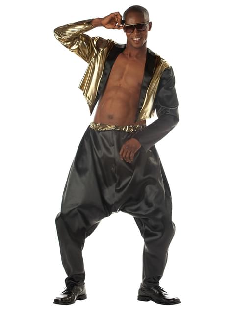Disfraz de rapero old school para hombre