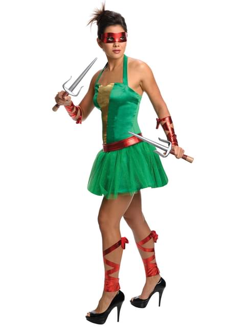 Disfraz de Raphael Las Tortugas Ninja para mujer - Rubies USA | Funidelia