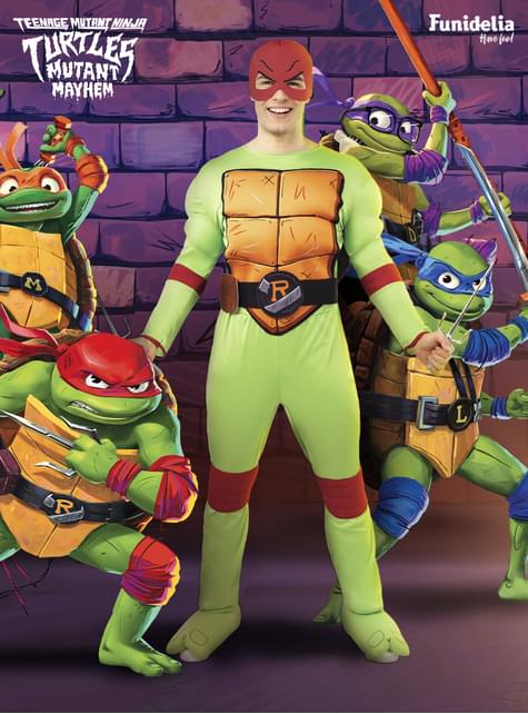 Disfraz de Raphael para hombre - Las Tortugas Ninja - Funiglobal | Funidelia