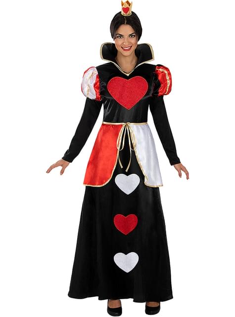Disfraz de Reina de corazones clásico para mujer - Funiglobal | Funidelia