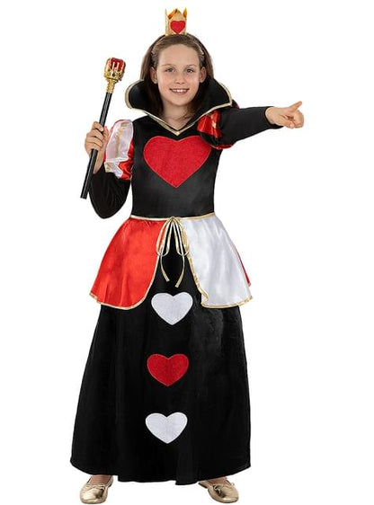 Disfraz de Reina de corazones clásico para niña - Funiglobal | Funidelia