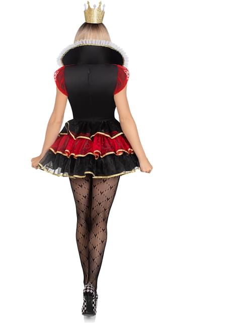 Disfraz de Reina de Corazones elegante para mujer - Leg Avenue | Funidelia