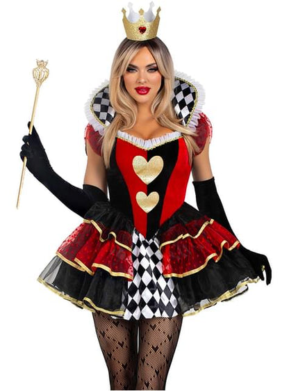 Disfraz de Reina de Corazones elegante para mujer - Leg Avenue | Funidelia