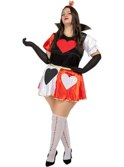 Disfraz de Reina de corazones para mujer talla grande - Funiglobal | Funidelia