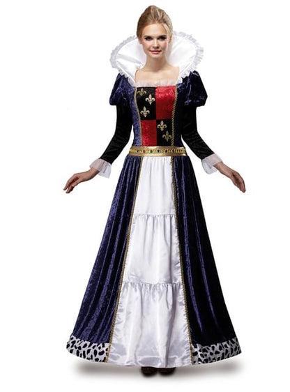 Disfraz de reina medieval azul para mujer - My Other Me | Funidelia