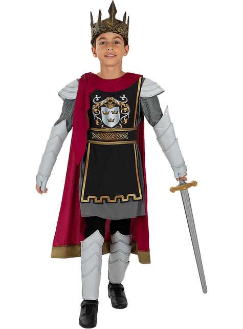 Disfraz de rey Arturo Deluxe para niño - Funiglobal | Funidelia
