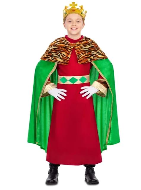 Disfraz de Rey Mago elegante verde para niño - My Other Me | Funidelia