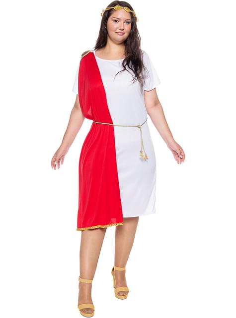 Disfraz de romana para mujer talla grande - Funiglobal | Funidelia