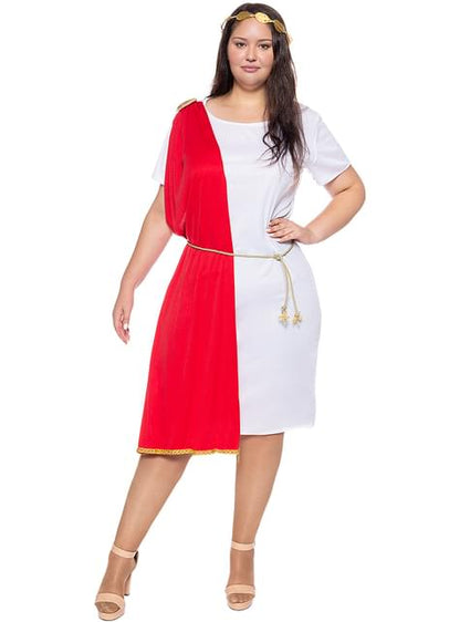 Disfraz de romana para mujer talla grande - Funiglobal | Funidelia