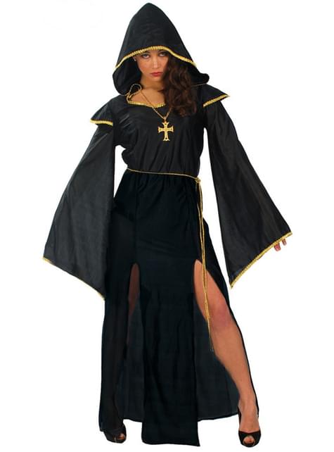 Disfraz de sacerdotisa oscura para mujer
