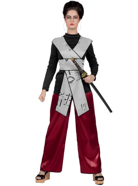 Disfraz de samurai para mujer