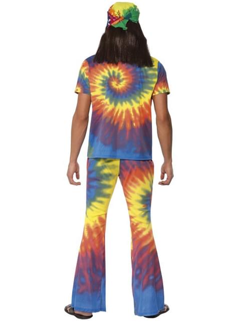 Disfraz de sesentero multicolor para hombre