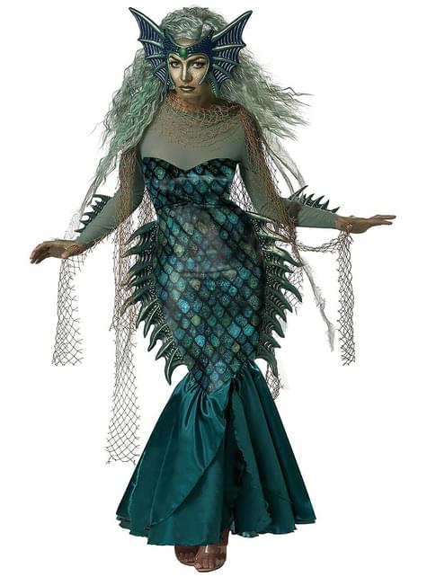 Disfraz de sirena de los mares