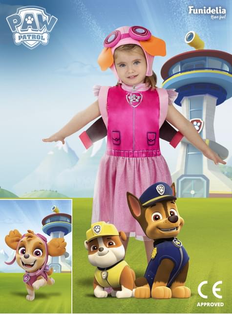 Disfraz de Skye Patrulla Canina para niña - Funiglobal | Funidelia