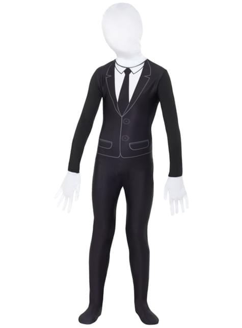 Disfraz de Slenderman segunda piel infantil - Smiffys | Funidelia