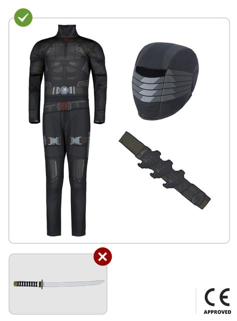 Disfraz de Snake Eyes para niño - Gi Joe - Funiglobal | Funidelia