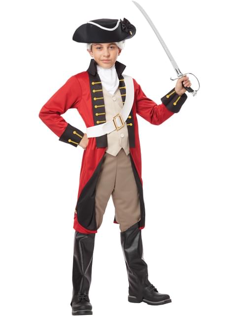 Disfraz de soldado de la armada británica para niño